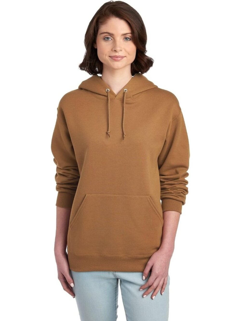 Jerzees Men's Green Heather Long Sleeve Nublend Pullover Sweatshirts Hoodies